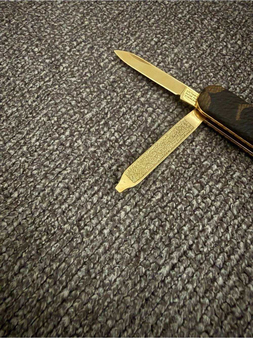 Louis Vuitton gold tone